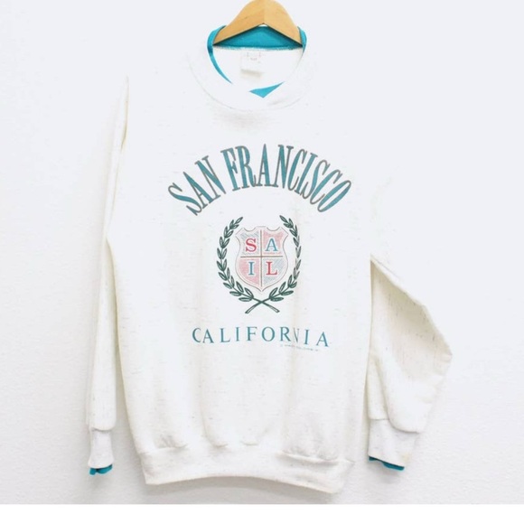 Vintage Tops - Vintage San Francisco California Sweatshirt Large
1991